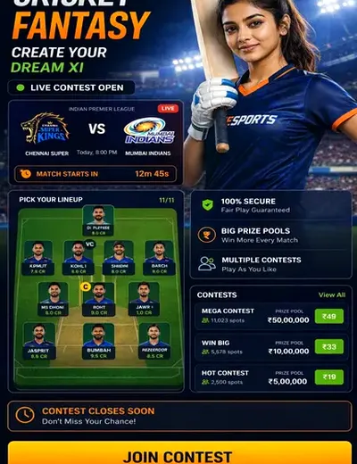 Cricc999 (cricc999) fantasy cricket & matchday visual 3